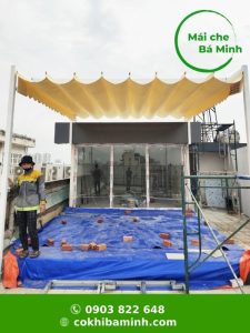 Lắp đặt mái che xếp tại Hà Nam