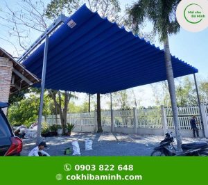Lắp đặt mái che xếp tại Phú Thọ