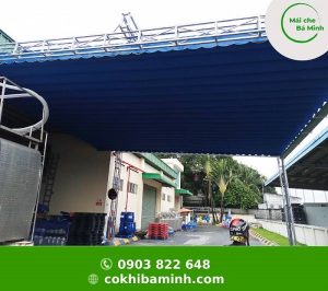 Lắp đặt mái che xếp tại bình dương